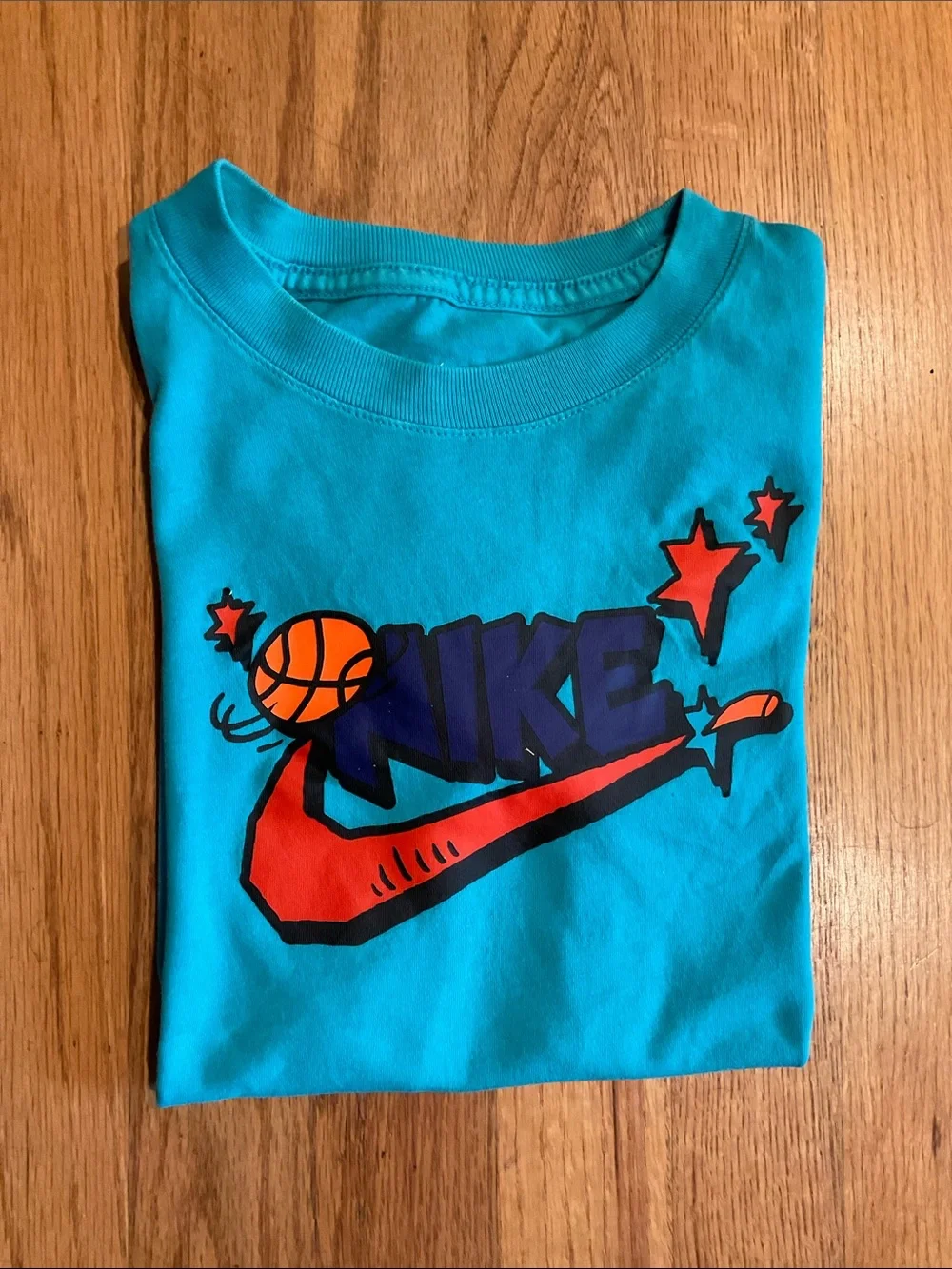 NIKE - TEE -  100% Cotton Teal - Boy’s Size M -- Short Sleeve